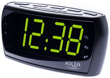 RADIOBUDZIK RADIO FM/AM ZEGAR LED ADLER AD1121