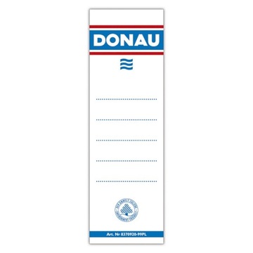 ETYKIETY WSUWANE DO SEGREGATORA DONAU, 48X153MM