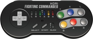 Контроллер Hori Fighting Commander для SNES, черный