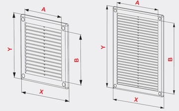 ВЕНТИЛЯЦИОННАЯ РЕШЕТКА - 14x14 - LUNA - TL10 FI100