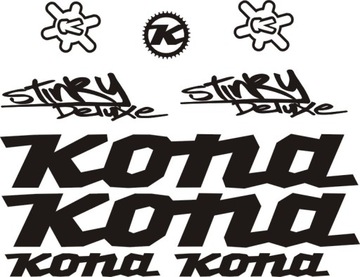 KONA STINKY DE LUXE 35-2R naklejki RÓŻNE KOLORY