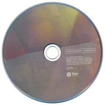 Памяти Томаша Бексиньского - 1 CD TRÓJKA CAMEL