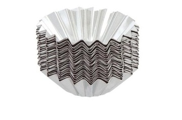 FOREMKI BABECZKI METAL METALOWE MUFINKI 5cm 10szt