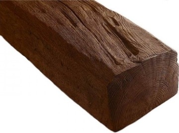 Belka Rustykalna ciosana, belka sufitowa 20x13 cm 2m, 3m lub 4m- palisander