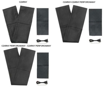 SKÓRZANY POKROWIEC NA KIEROWNICĘ SUPER JAKOŚĆ!