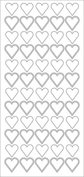 НАКЛЕЙКИ СЕРДЦЕ № JO-108