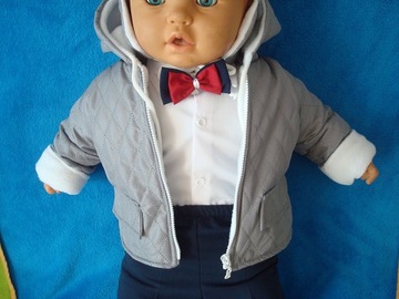 КОМПЛЕКТ ОДЕЖДЫ ДЛЯ КРЕСТАНИЯ, СТЁГАНАЯ КУРТКА, 86 р.