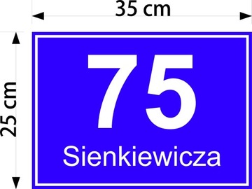 Табличка с адресом дома Название улицы Номер дома Доска композитная 35х25 см