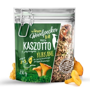 Kaszotto z leśnymi suszonymi kurkami TGWT
