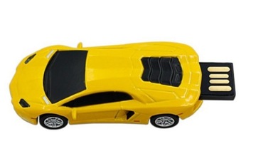 USB-ПЕРЕДНИК 8 ГБ LAMBO CAR ЖЕЛТЫЙ AUTO CAR