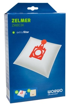 ZELMER JUPITER ZVC425HT ZVC425SP 12 ШТ HEPA СУМКИ