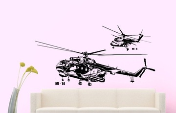 Naklejka helikopter MI-14 HAZE 100x50cm na ścianę