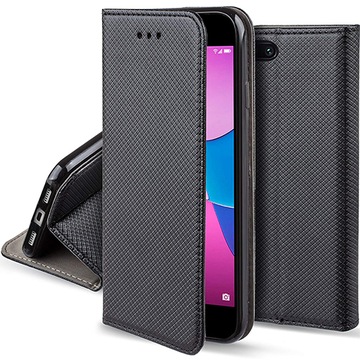 Etui Smart Magnet Case + Szkło do Huawei Y6 2018