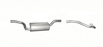 Tłumik+rura Ford Focus II MK2 poj.1,4+1,6 kombi