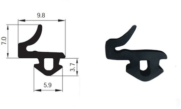 Уплотнитель оконный EPDM S-835X VEKA