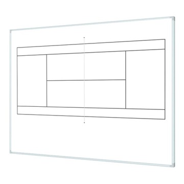 Boisko magnetyczne do tenisa 120x100cm