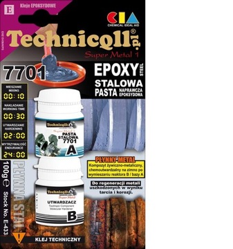 TECHNICQLL EPOKSYDOWA PASTA STALOWA 100G