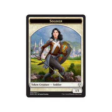 MTG 5x Soldier Token