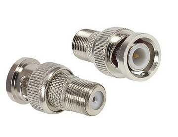 Переходная розетка F/BNC, разъем op/100