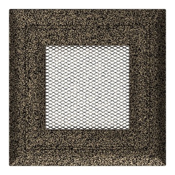 фото ориг. №5, Lattice ventilation colored grilles oskar 11x11 centimeters black-gold