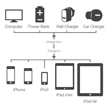 Адаптер Lightning 8-контактный «папа» — USB-C «мама» для iPhone