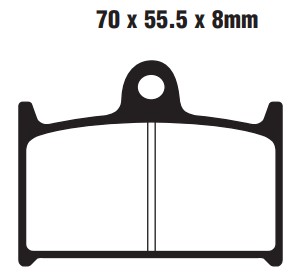 Тормозные колодки EBC FA145HH/SUZUKI/YAMAHA