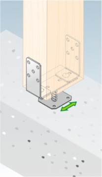 PSRT_R65 РЕГУЛИРУЕМОЕ ОСНОВАНИЕ СТОЙКИ, ВИНТОВОЕ 60-200x131x4,0