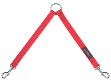 BASIC DWÓJNIK SMYCZ ROZDZIELACZ 2 PSY M 30x1,5cm