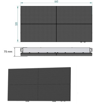 Набор из 6 ценников на топливо, радиоуправление. Пилонные дисплеи 6 x 32 x 64 см.