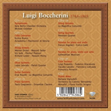 ИЗДАНИЕ BOCCHERINI / ОГРАНИЧЕННОЕ ИЗДАНИЕ (37CD)