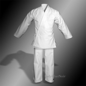 KIMONO KARATE DLA DZIECI + PAS 100 cm Wytrzymałe