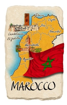 Magnes lodówkę kamień MAROKO MAROCCO 426