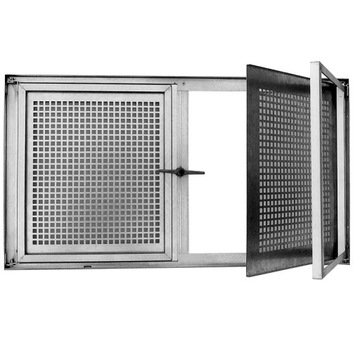 Okno piwniczne stalowe dwuskrzydłowe SD2 -100x80cm