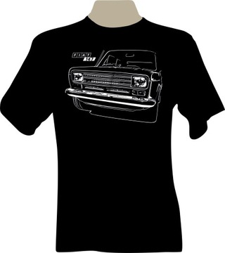 KOSZULKA T-shirt z nadrukiem fana Fiat 147