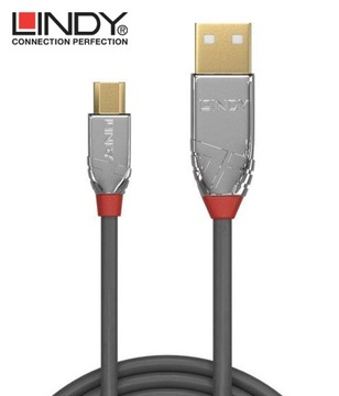 КАБЕЛЬ USB A - MICRO USB B LINDY 36650 0,5м