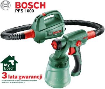 ПИСТОЛЕТ ДЛЯ ПОКРАСКИ BOSCH PFS 1000 Вся краска + МЕРА