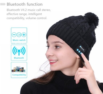 ЗИМНЯЯ ШАПКА BLUETOOTH + МИКРОФОН В ПОДАРОК!