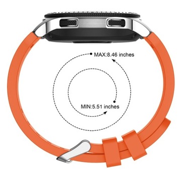 ОРАНЖЕВЫЙ ремешок для ЧАСОВ SAMSUNG GALAXY 46 ММ