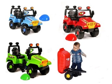 SAMOCHÓD TERENOWY JEEP NA PEDAŁY+ PRZYCZEPA+GRATIS