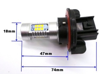 Светодиодная лампа H13 12В-24В CANBUS 1900лм
