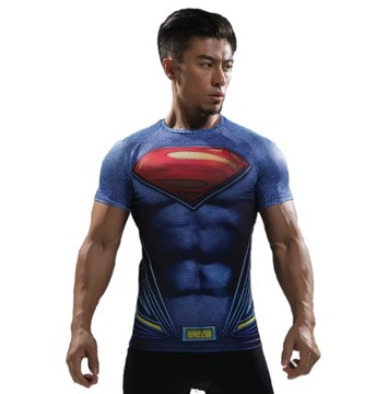 Koszulka termoaktywna siłownia superman Avengers