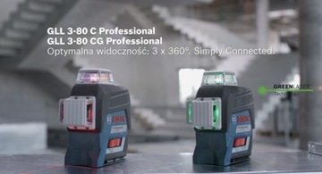 BOSCH GLL 3-80 C Профессиональный ЛИНЕЙНЫЙ ЛАЗЕР L-BOXX