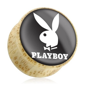 TUNELE TUNEL DREWNIANY PLUG 10 mm DREWNO PLAYBOY