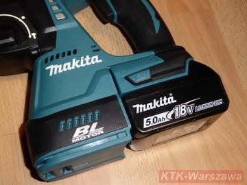 MAKITA DHR243 5,0 Ач, аккумулятор SDS, сумка с 2 головками