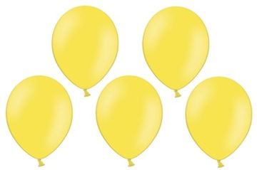 BALONY ŻÓŁTE BALON ŻÓŁTY BELBAL 10 SZTUK