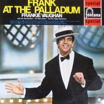 FRANKIE VAUGHAN FRANK AT THE PALLADIUM