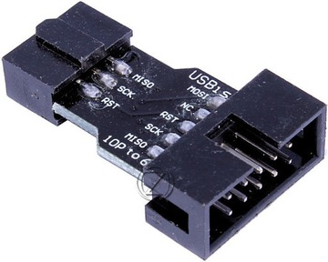 Adapter 10 pin 6 pin Kanda ISP USBasp Przejściówka