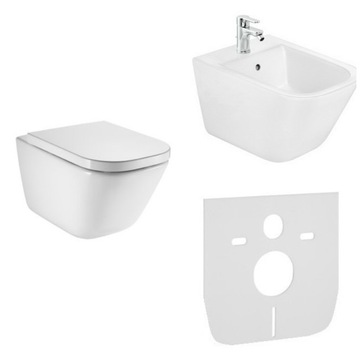 ROCA GAP muszla RIMLESS bez kołnierza bidet mata