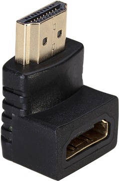 AKYGA ADAPTER ZŁĄCZKA KĄTOWA HDMI M/F 90 NOWA GOLD