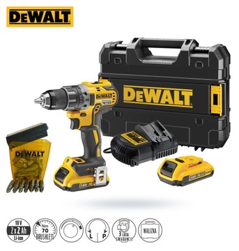 ОТВЕРТКА 18В 2х2,0Ач 70Нм DCD791D2 DeWALT +25 бит